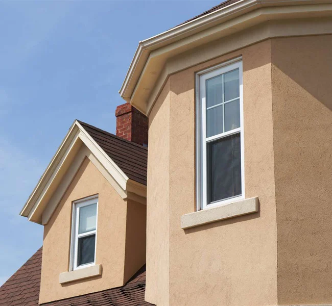 Local roofing crew on a job site