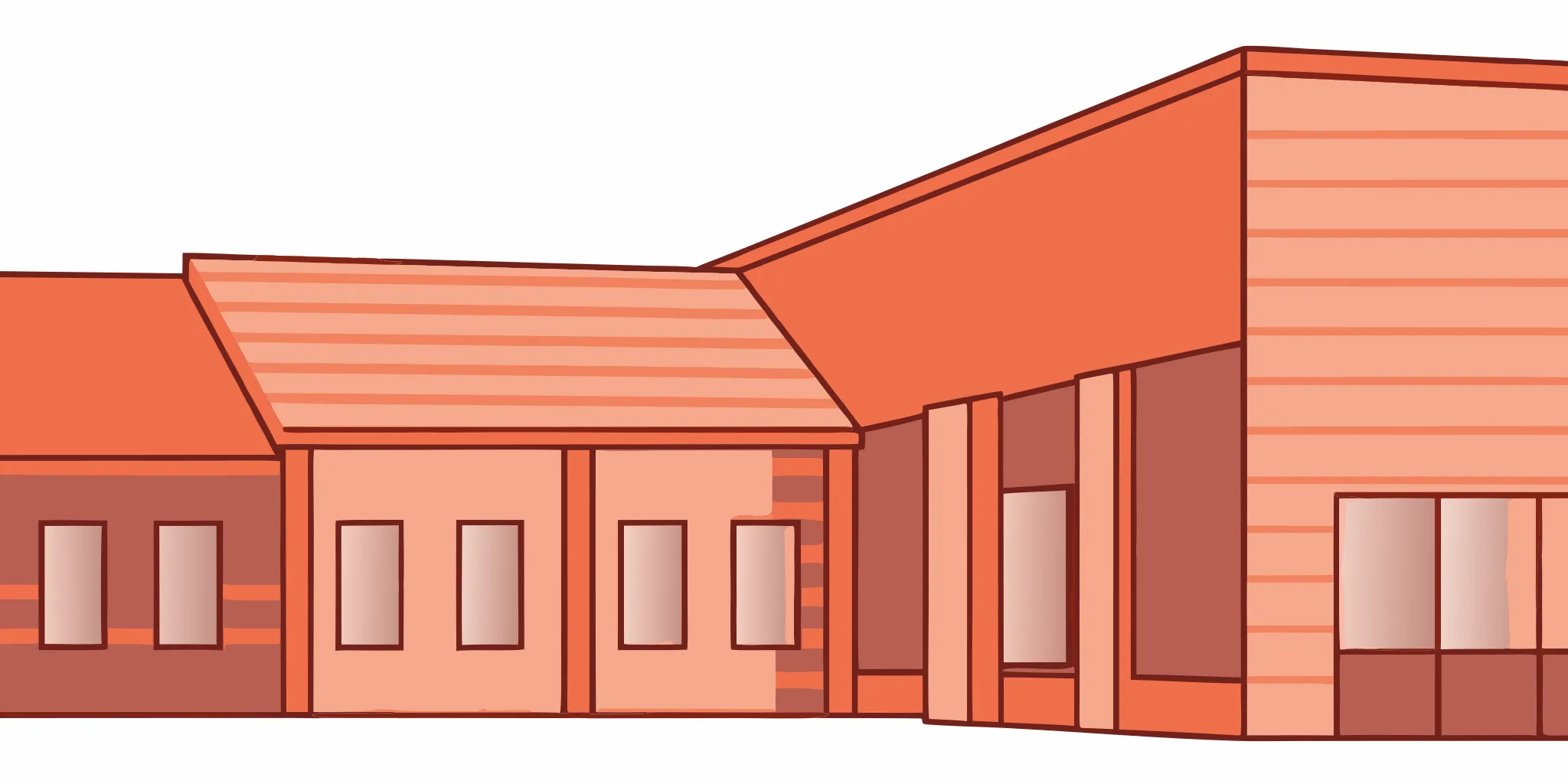 Professional commercial building with modern exterior renovation in New Jersey featuring siding and storefront windows