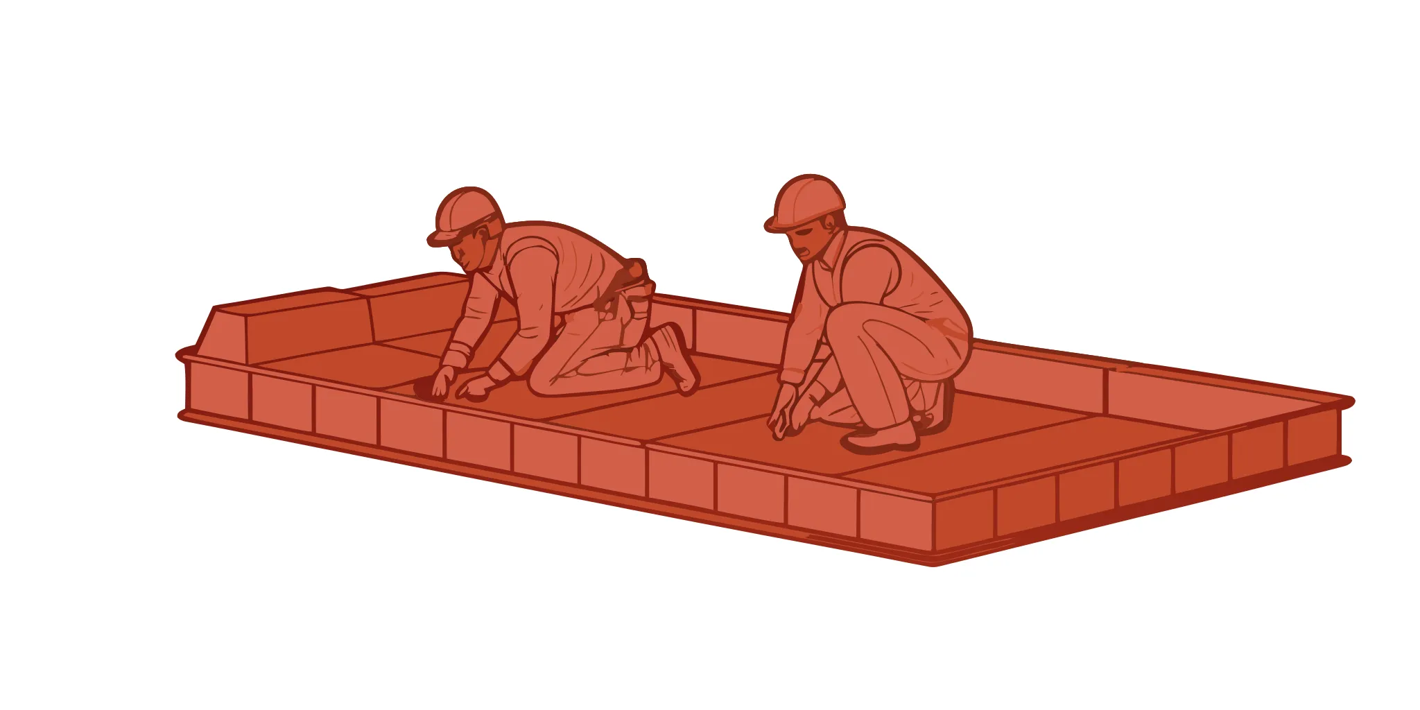 Commercial flat roof building spring maintenance inspection in New Jersey