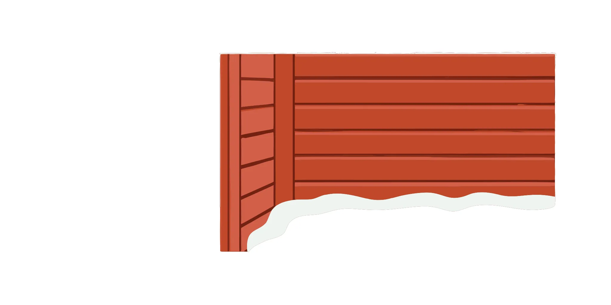 Close-up of insulated vinyl siding panel with foam backing being installed on a home exterior