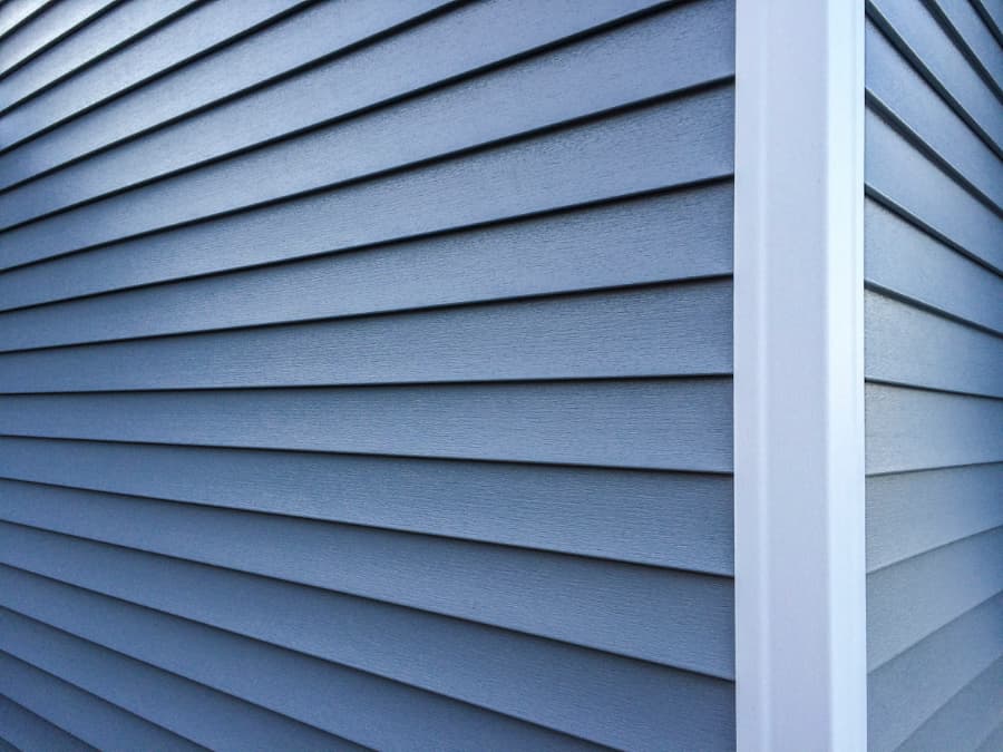 Up close image of vinyl siding